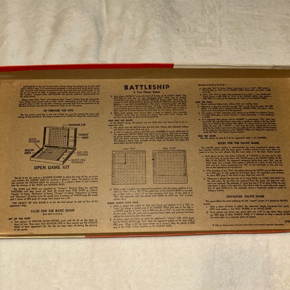 Milton Bradley Battleship 1967 Board Game No. 4730 *Complete* - Picture 14 of 14
